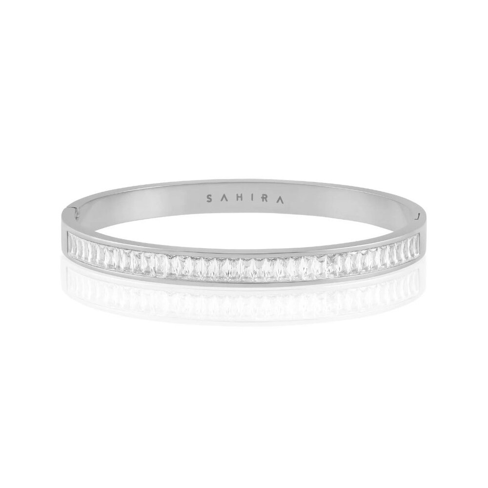 Sahira Jewelry Design - Nicola Cz Bracelet: Silver